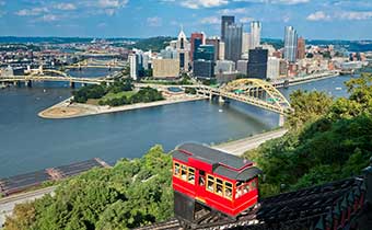 Pittsburgh Skyline with Duquesne Incline